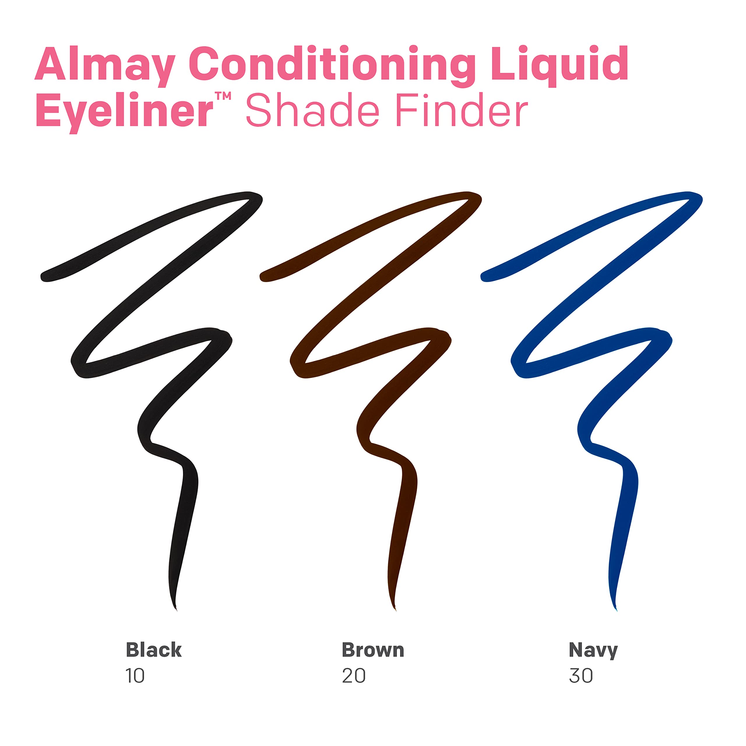 Almay Conditioning Liquid Eyeliner day to night use for versatile looks.