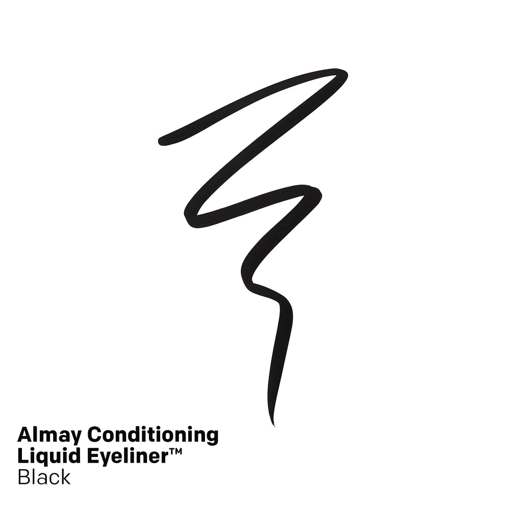Almay Conditioning Liquid Eyeliner quick-dry stroke for smooth application.