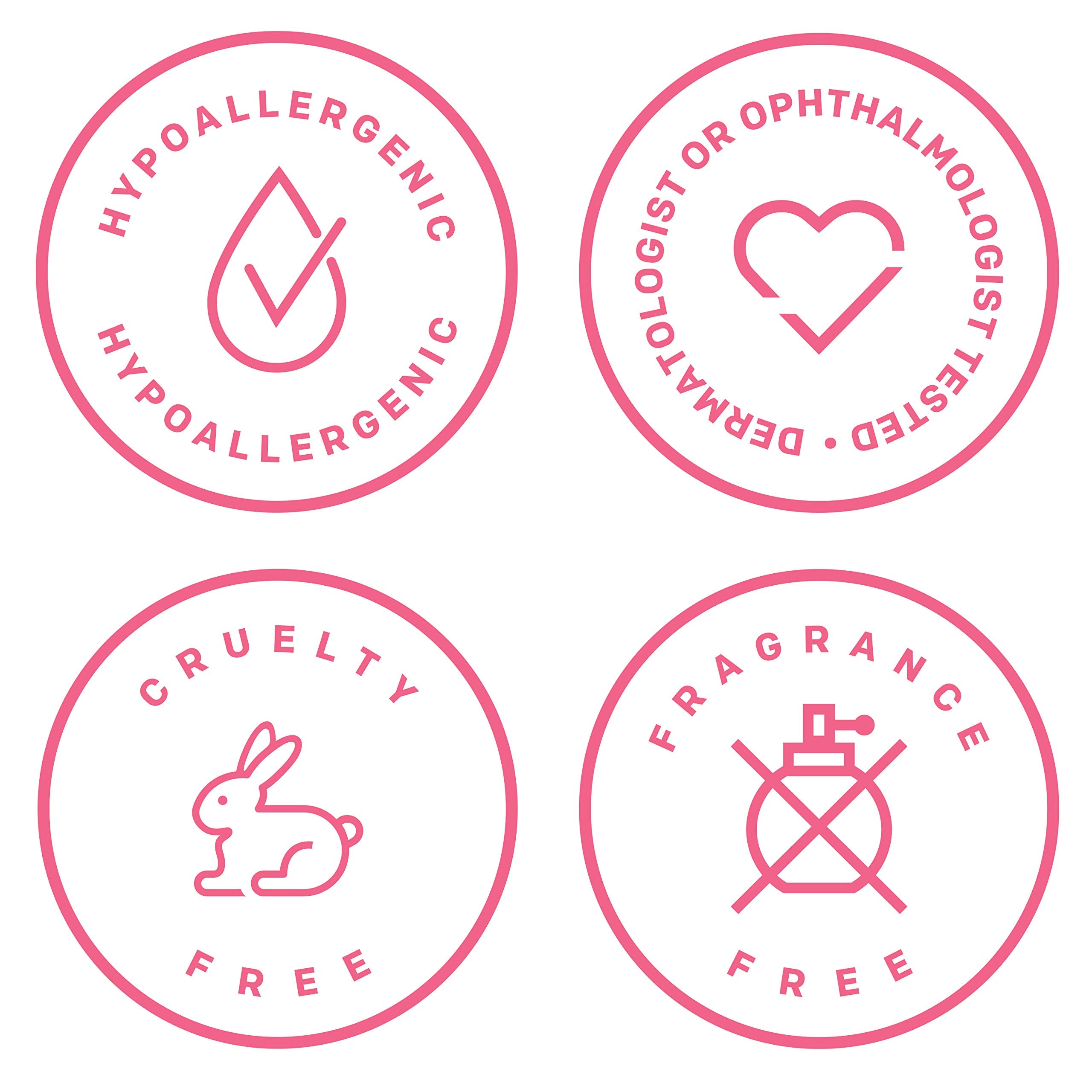 Almay cruelty-free logo on packaging signals ethical choice