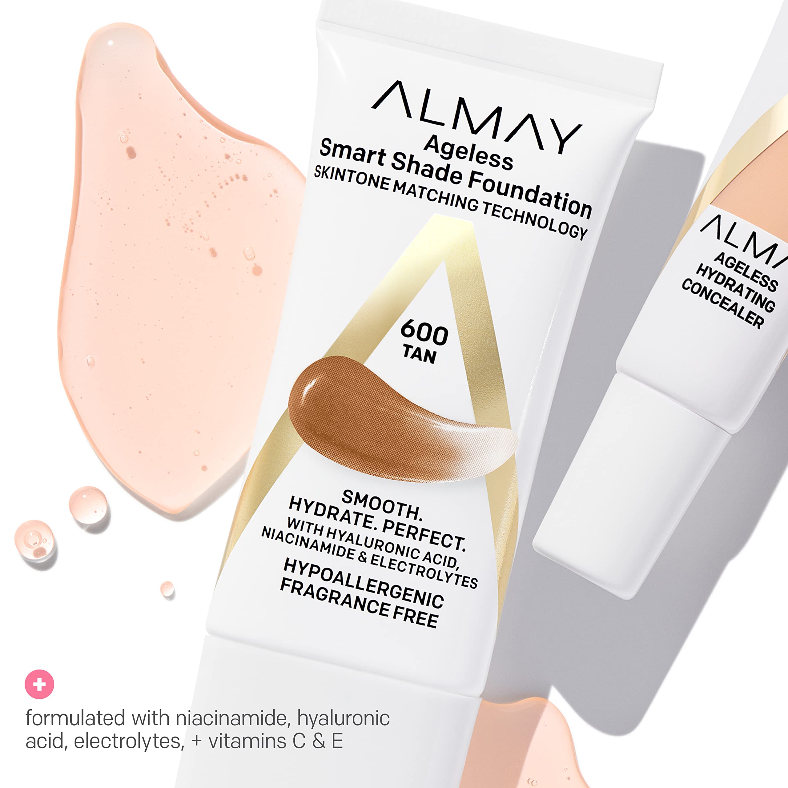Electrolytes moisture balance graphic for comfortable skin