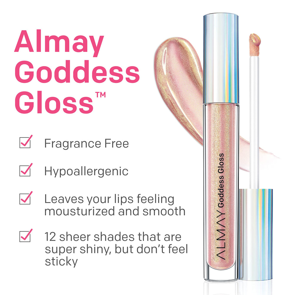 Almay Goddess Gloss Cosmic applicator delivering even color.