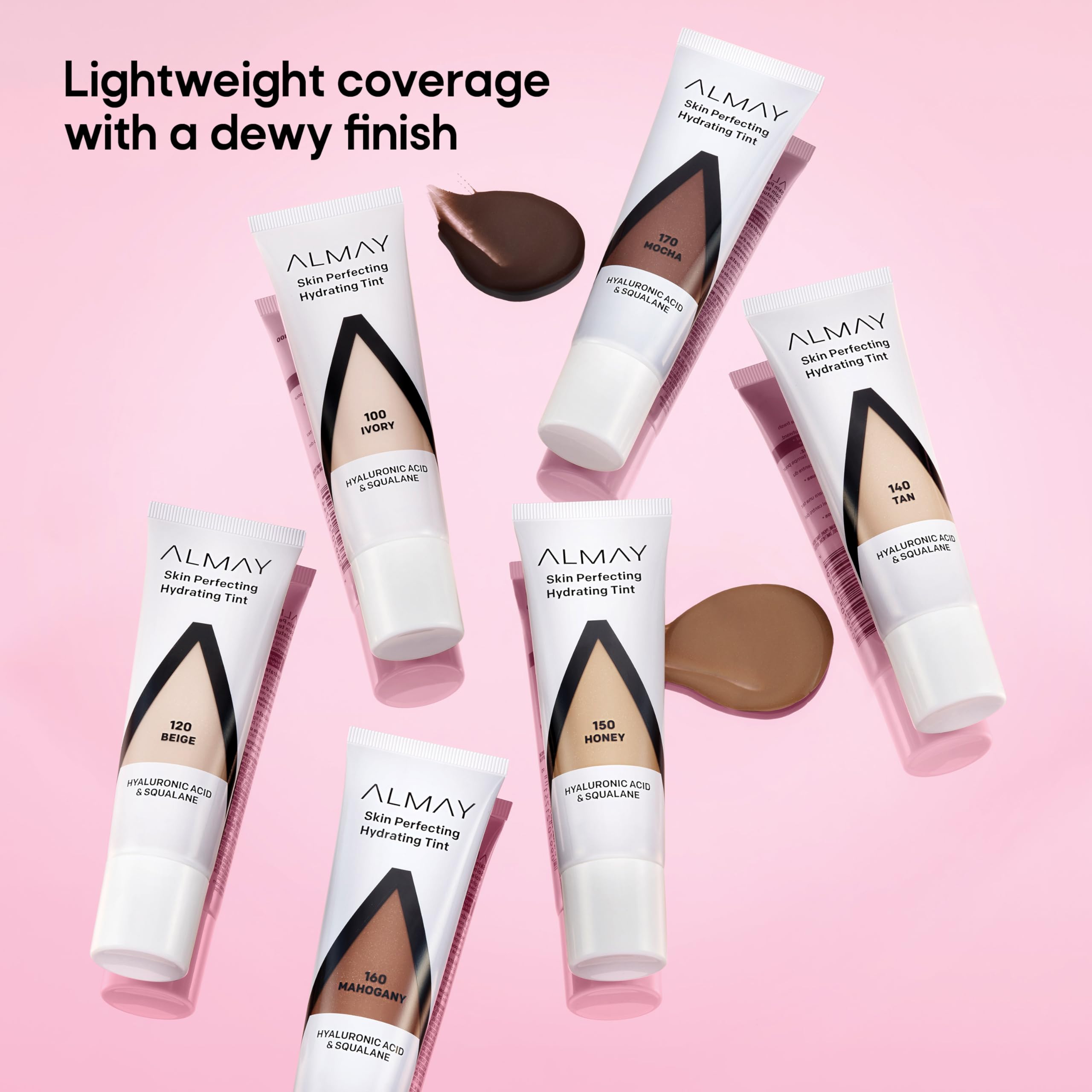 Almay Hydrating Liquid Foundation Tint applied on skin for natural coverage