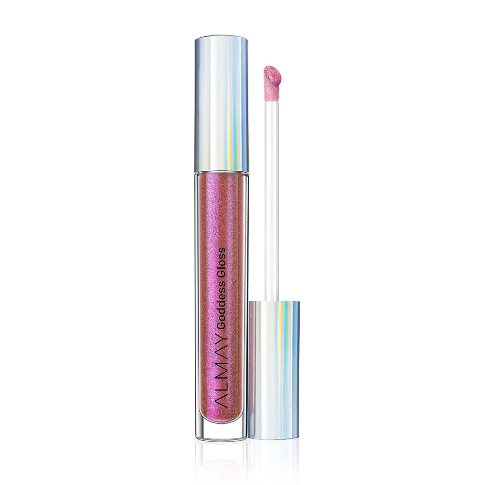 Almay Lip Gloss 700 Flame bottle showing holographic shimmer for versatile looks