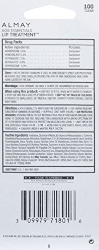 Almay Lip Treatment targets vertical and fine lines for improved lip definition.