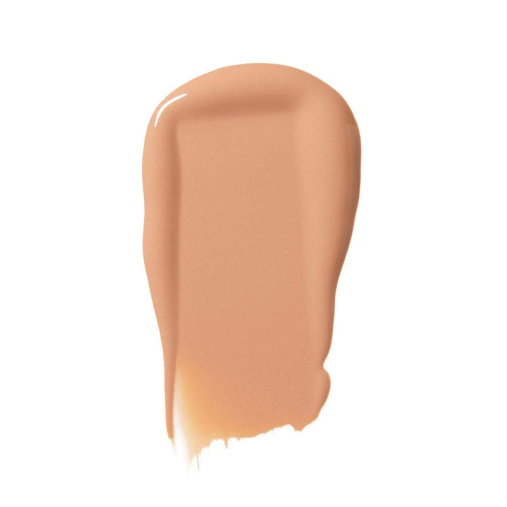 Warm 280 shade swatch on forearm highlighting light to medium coverage.