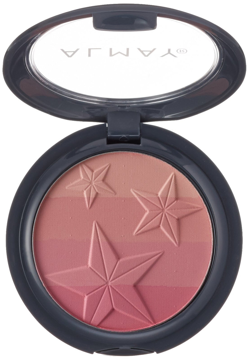 Almay Powder Blush bricked shades palette with versatile color