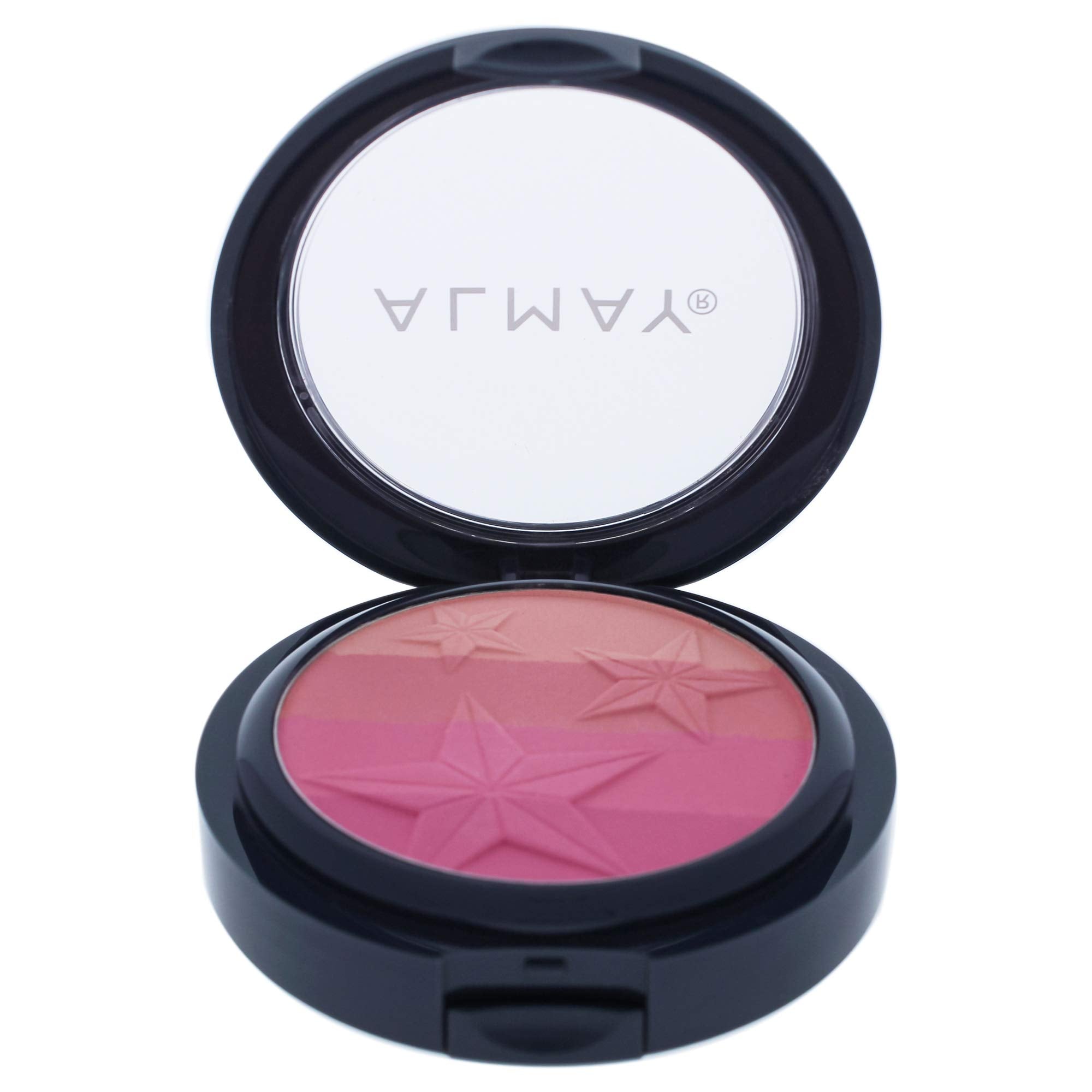 Almay Powder Blush Pink swirl compact for a natural, luminous flush