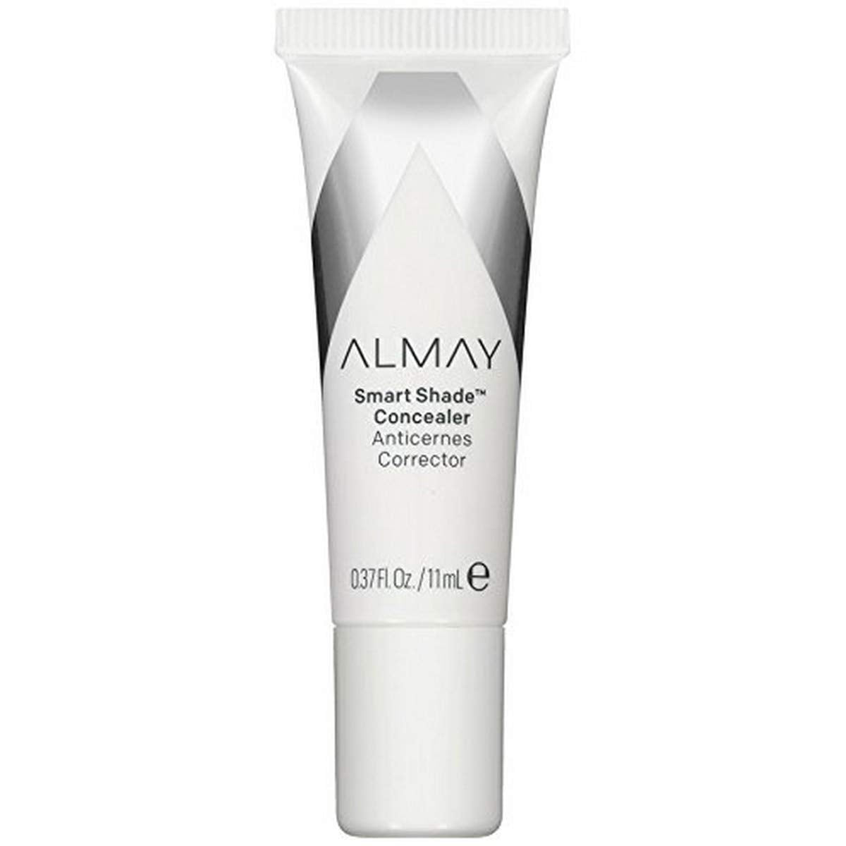 Almay Smart Shade Concealer swatch shows dynamic shade matching for even skin tone.