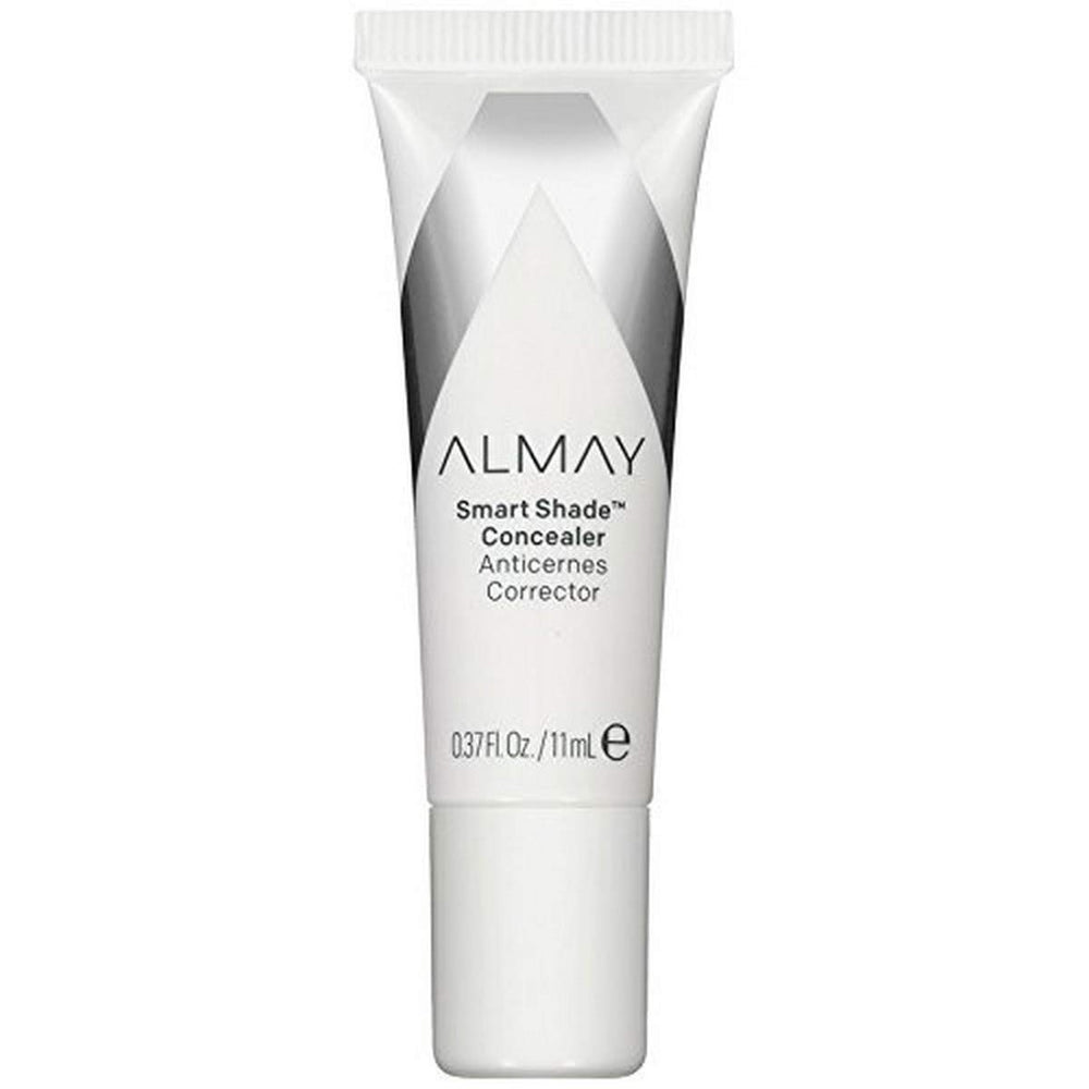 Almay Smart Shade Concealer swatch shows dynamic shade matching for even skin tone.