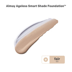 Almay Smart Shade transformation swatch showing color shift during blending