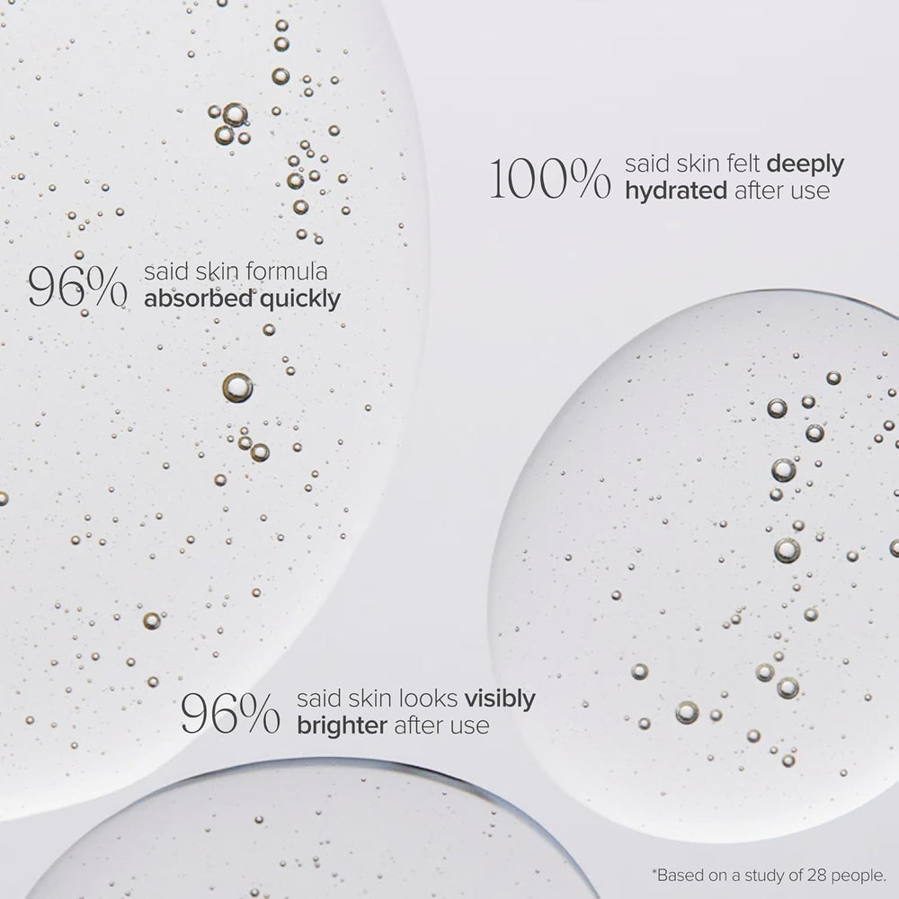Alo Head-to-Toe Glow Oil applied on skin for soft, dewy glow.