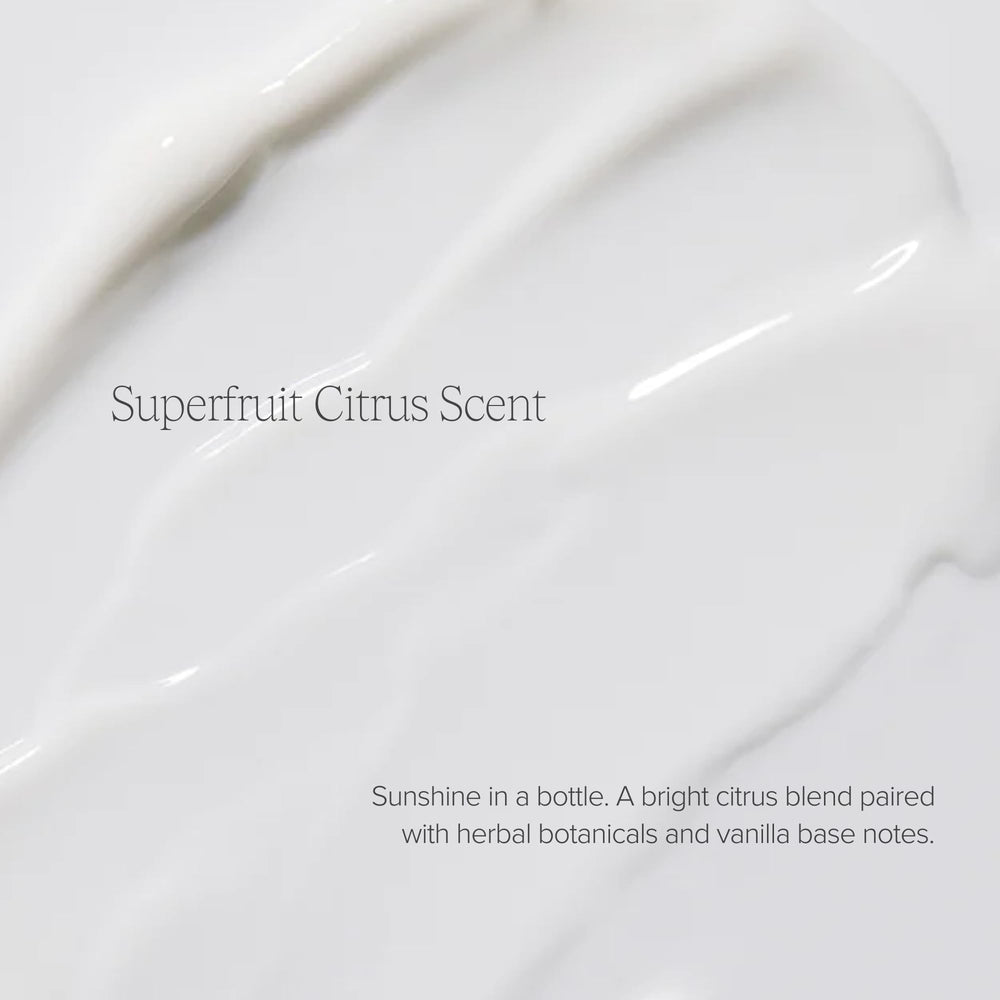ALO Superfruit Body Lotion ingredients: shea butter, coconut oil, amla
