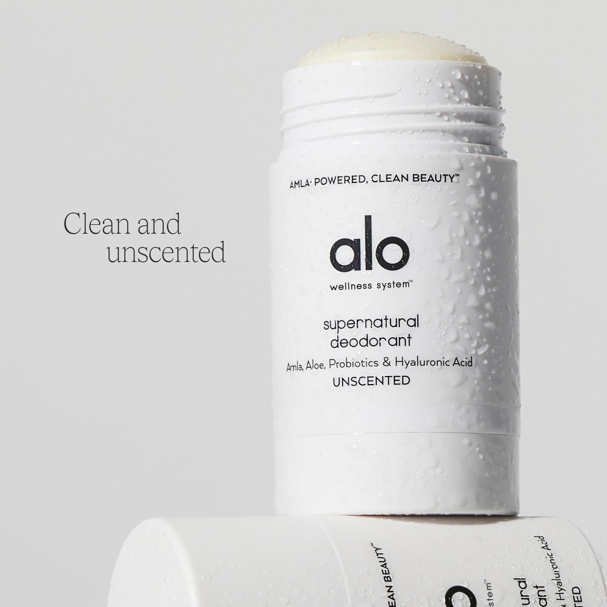 Alo Supernatural Deodorant two-pack box highlights value.