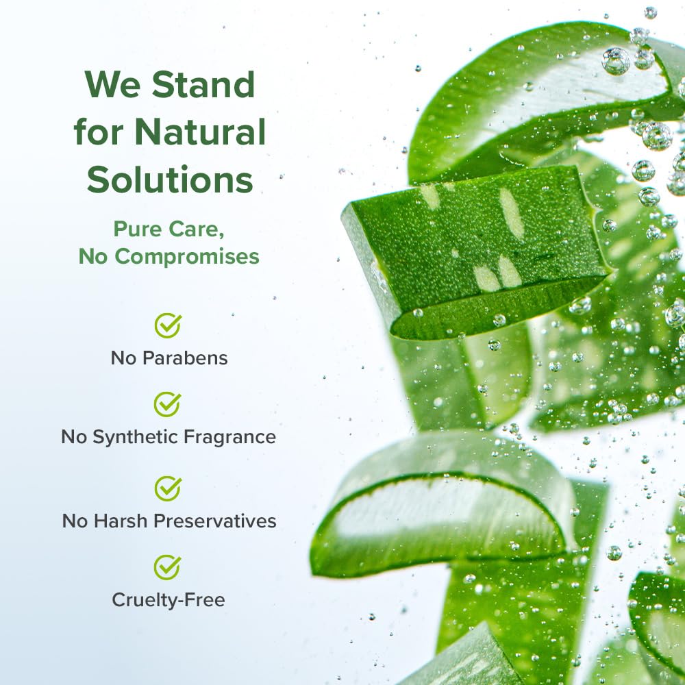 Aloe Infusion after sun care application on skin for gentle hydration