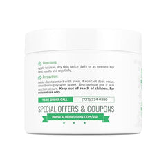 Close-up of the cream texture from Aloe Infusion for quick hydration
