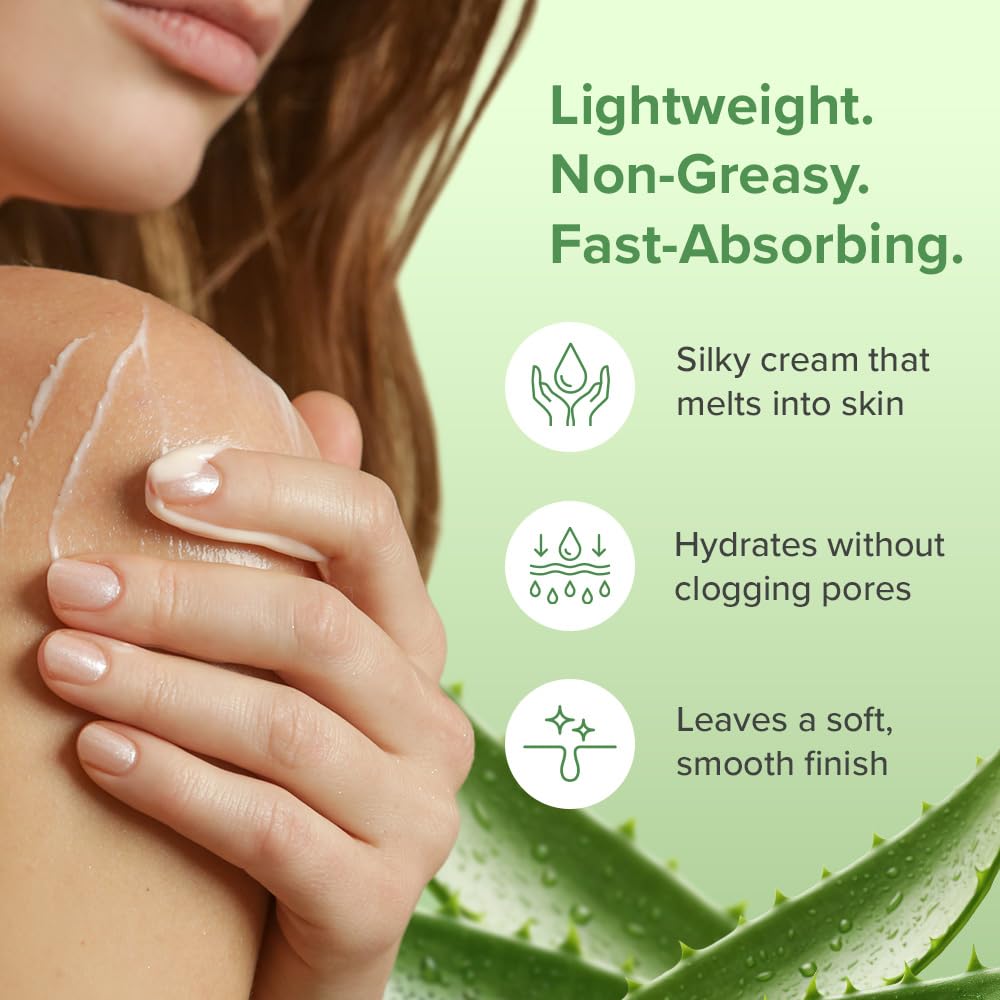 Aloe Infusion daily-use jar demonstrates all-in-one skincare simplicity.
