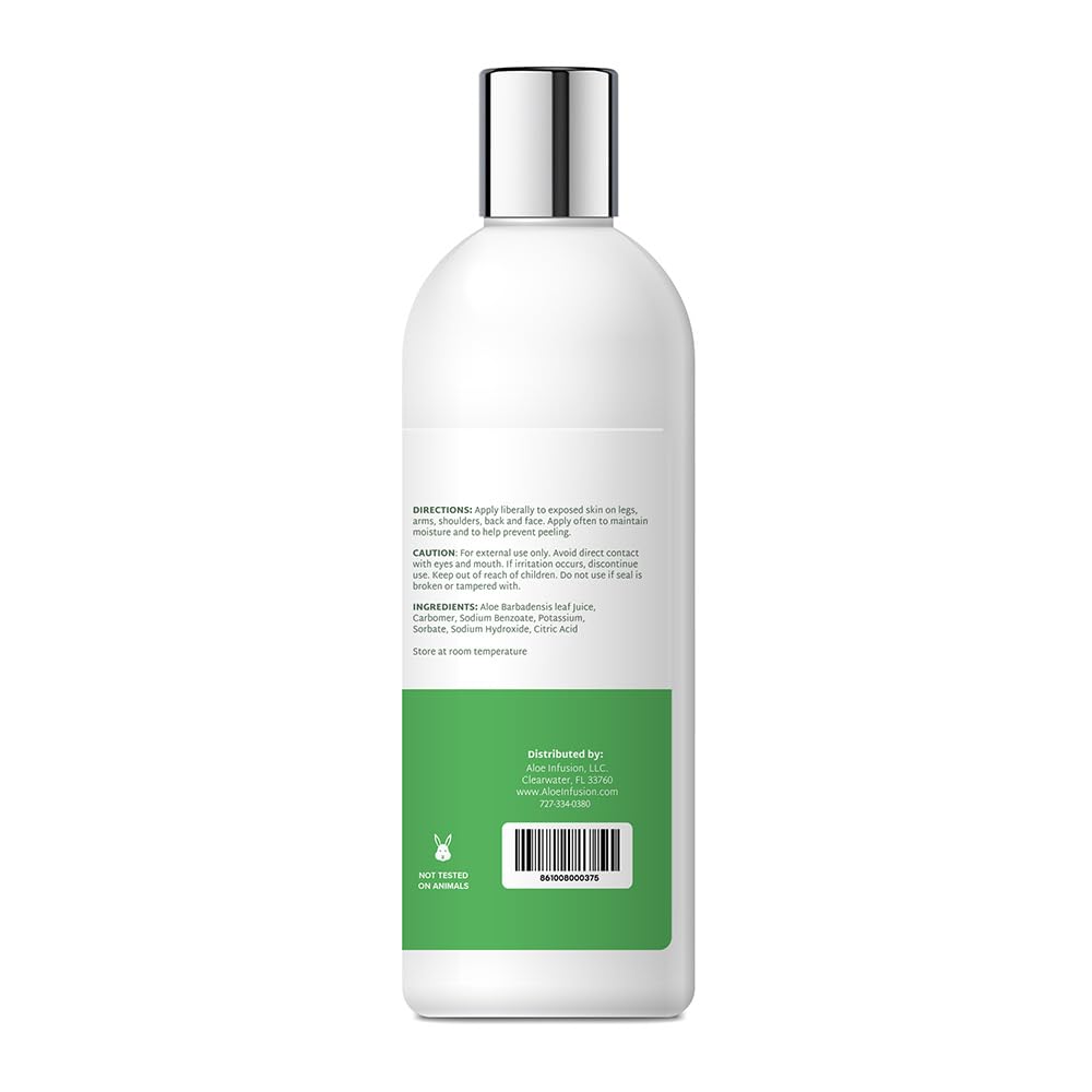 Aloe Infusion shea butter enriched cream nourishes dry skin.