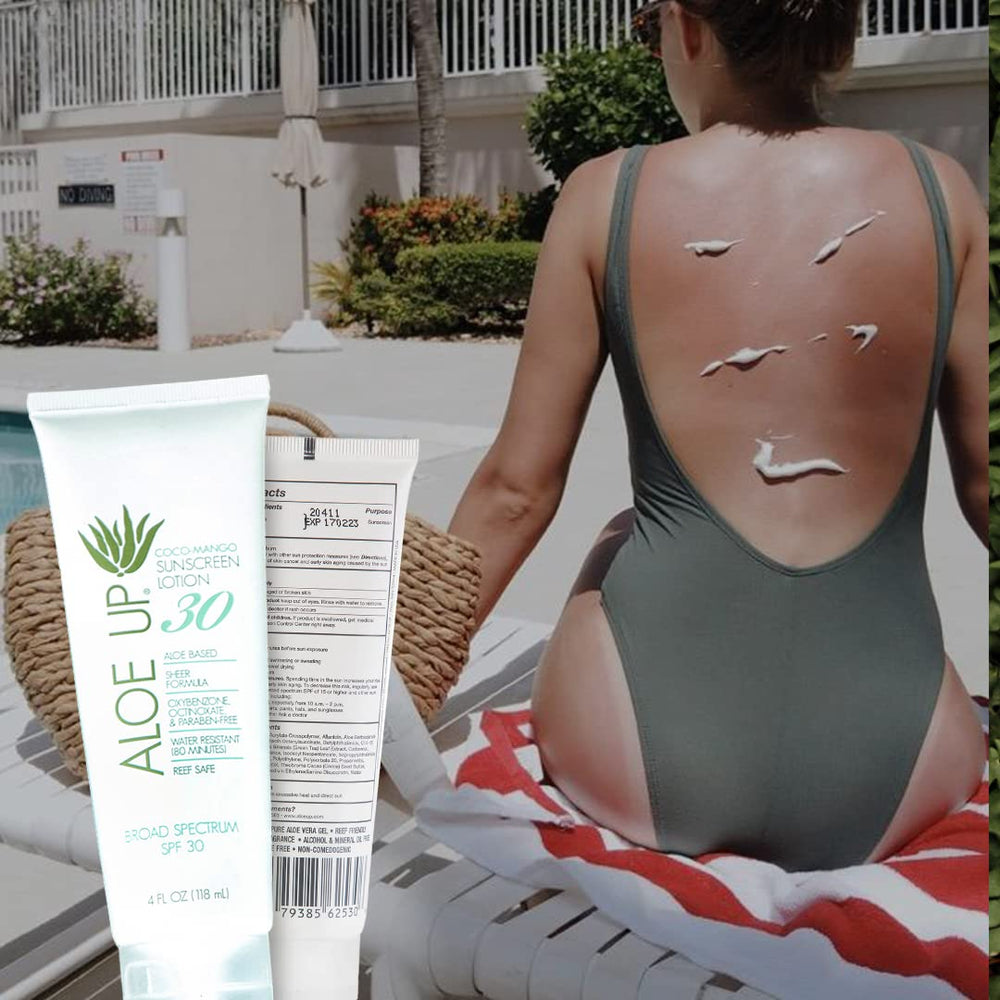 Aloe Up packaging made from recyclable materials.