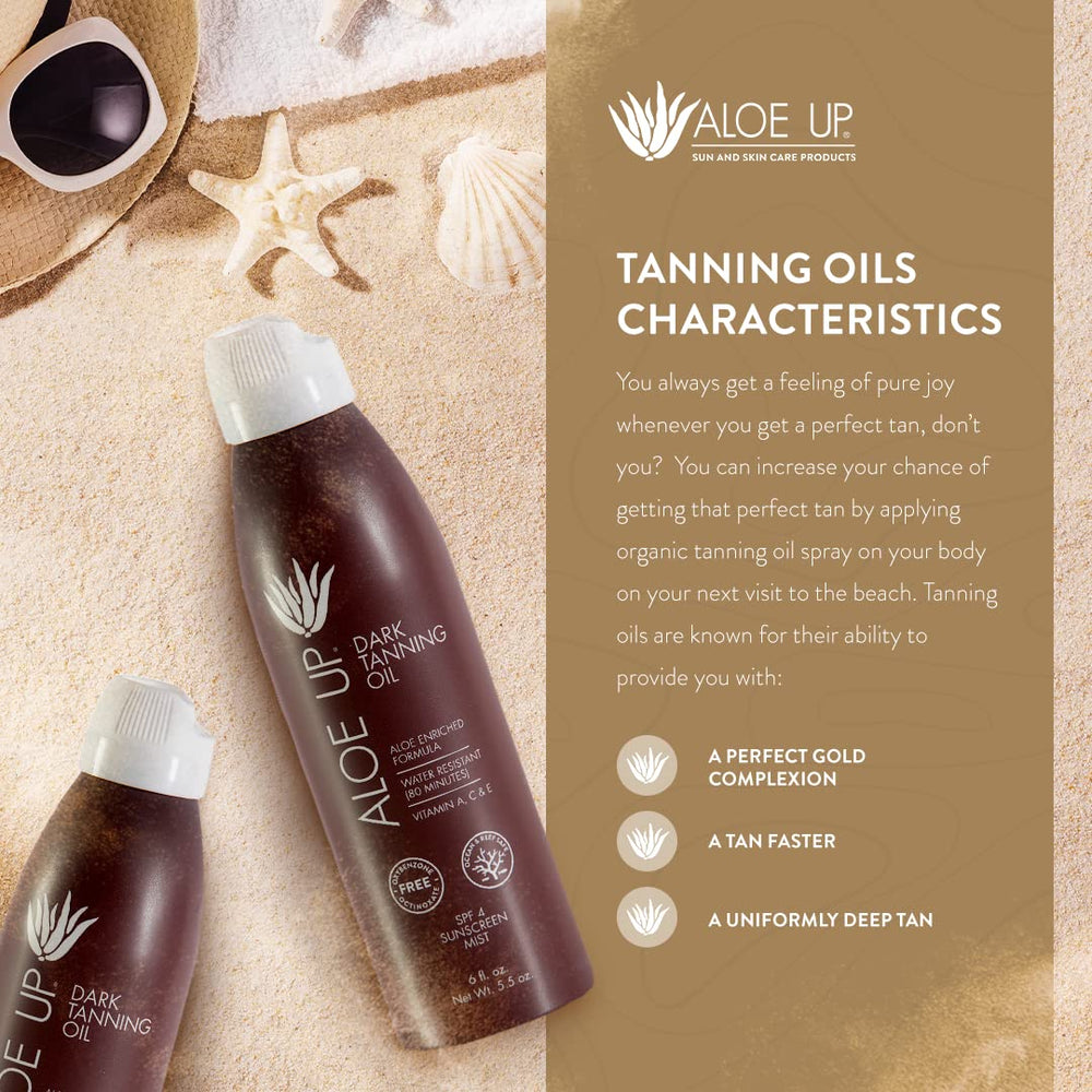 ALOE UP reef-friendly mist protects oceans while you shade and tan.