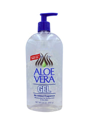 Aloe Vera Gel bottle close-up showing smooth texture for quick hydration.