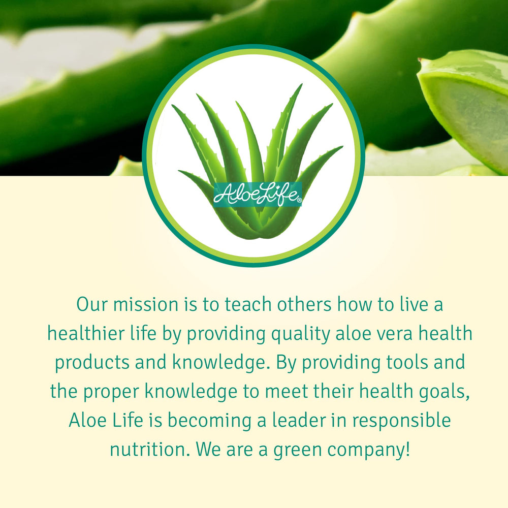 Family-friendly Aloe Life 4 oz bottle supports everyday skin care.