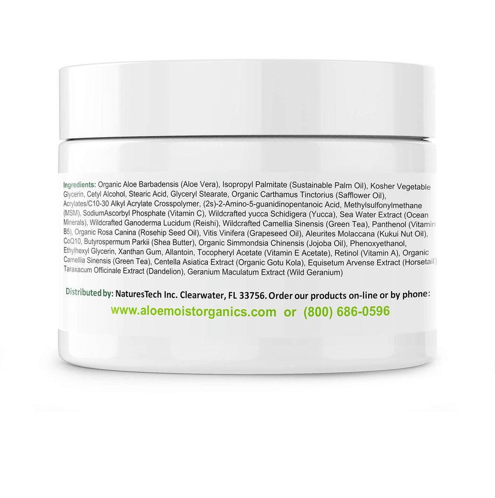 AloMoist baby-friendly skin care image suggests family-use versatility.