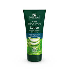 Aloe Pura Aloe Vera Lotion bottle provides gentle daily hydration.