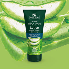 Silky texture swirl demonstrates the lotion's smooth, non-greasy finish.
