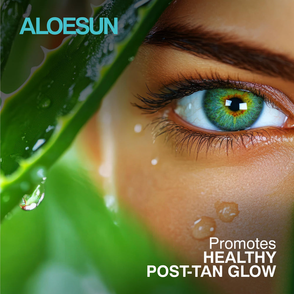 ALOESUN Spray lavande bio apaise rapidement la peau après exposition.