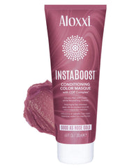 ALOXXI InstaBoost Good As Rose Gold bottle deposits vibrant color with a glossy shine