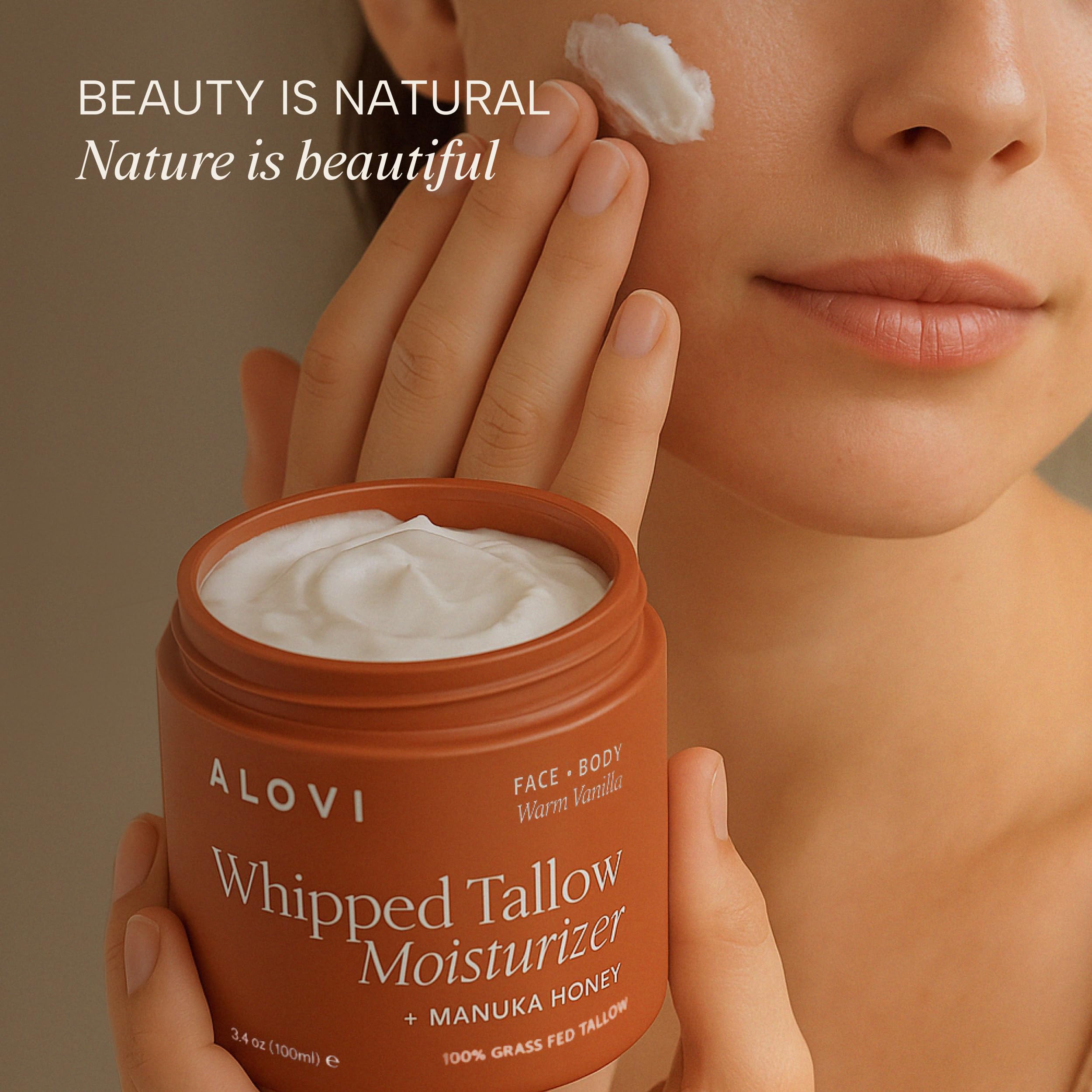 ALOVI almond oil pour suggests a lightweight, non-greasy feel after application.