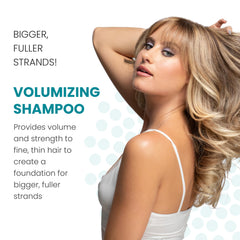 ALOXXI Apple Stem Cell Technology close-up shows strength boost for hair growth.