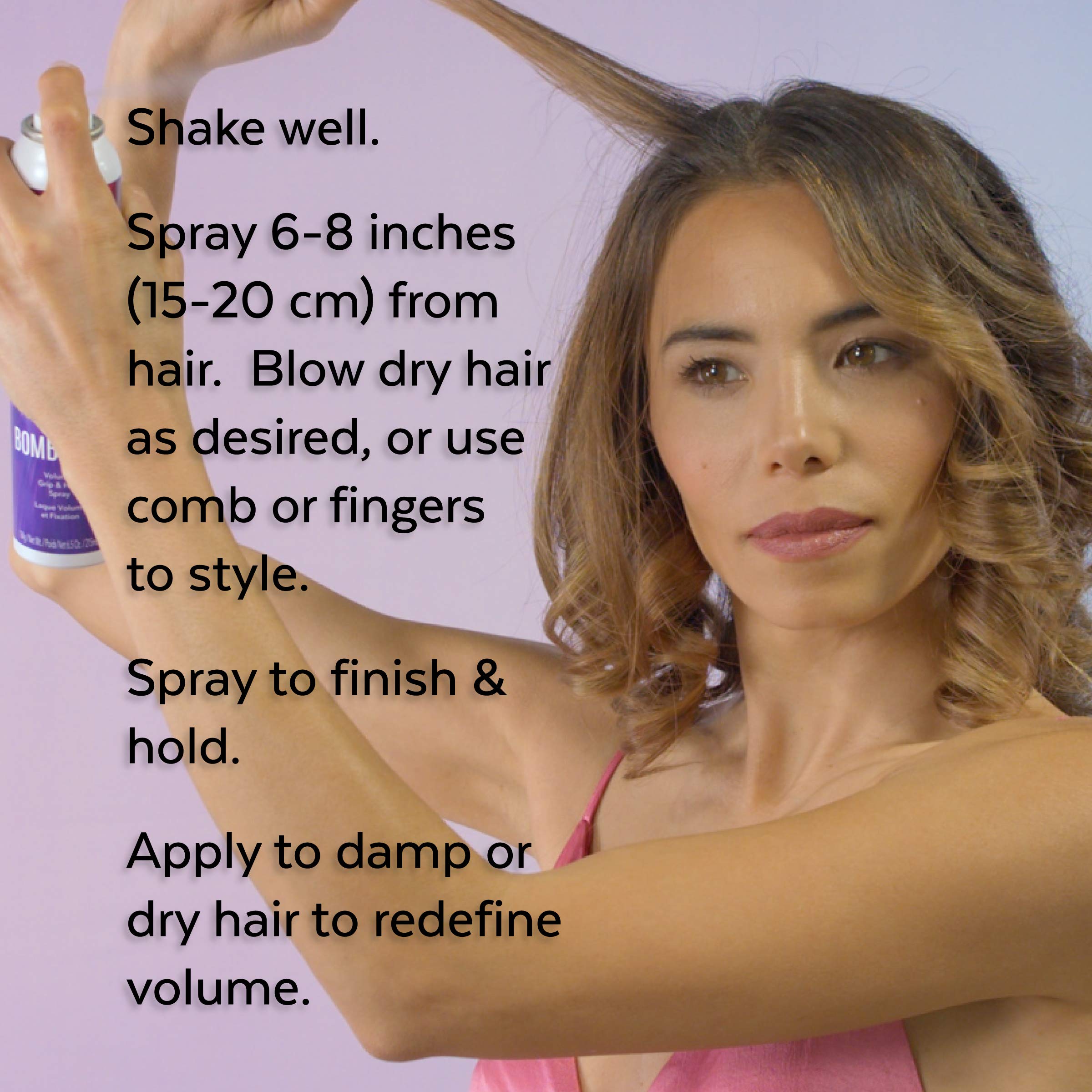 ALOXXI Bombshell volume-lift delivers brushable, lasting fullness.