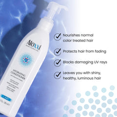 ALOXXI color-care complex graphic illustrating 10 antioxidants protecting color.