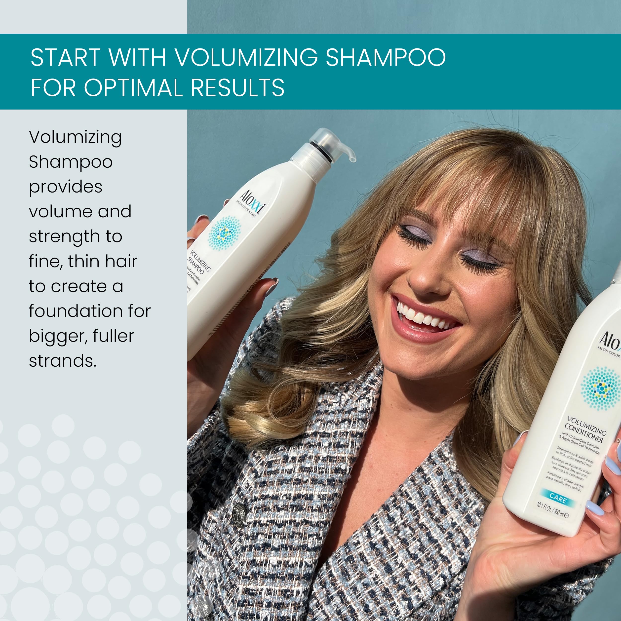ALOXXI detangling-moisture swatch demonstrates easy comb-through and moisture sealing.