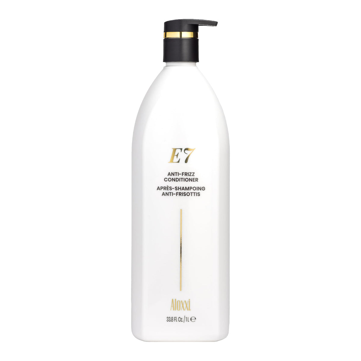ALOXXI Hair Treatment Conditioner bottle pour for smooth, frizz-free hair