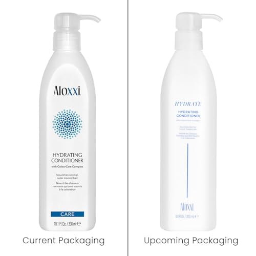 ALOXXI conditioner texture close-up highlights rich moisture for color-treated hair