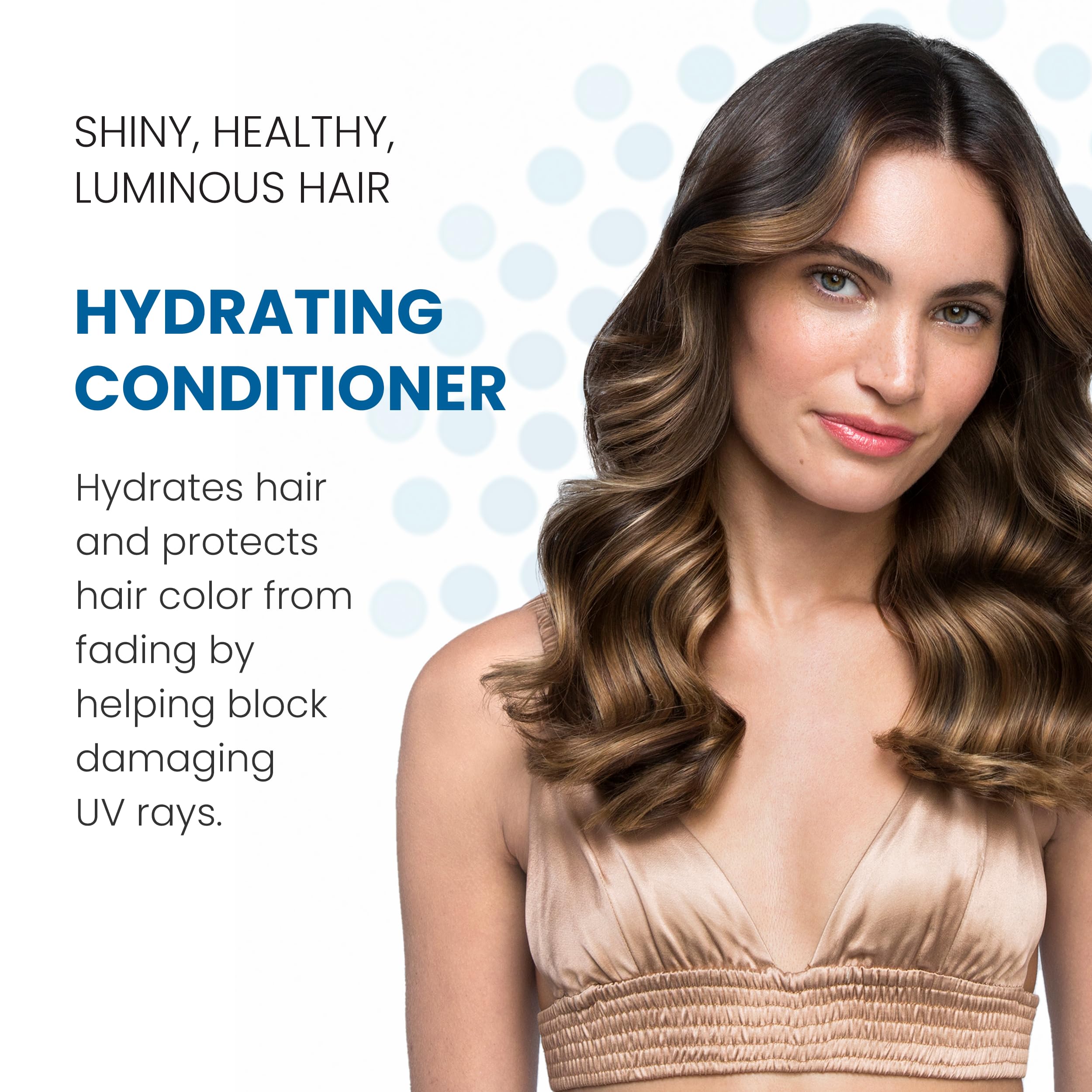 ALOXXI hydrating conditioner with olive and avocado oils for nourishing moisture.