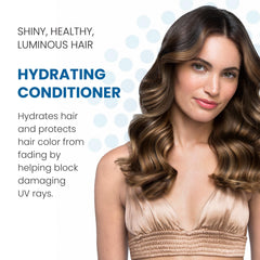 ALOXXI hydrating conditioner with olive and avocado oils for nourishing moisture.