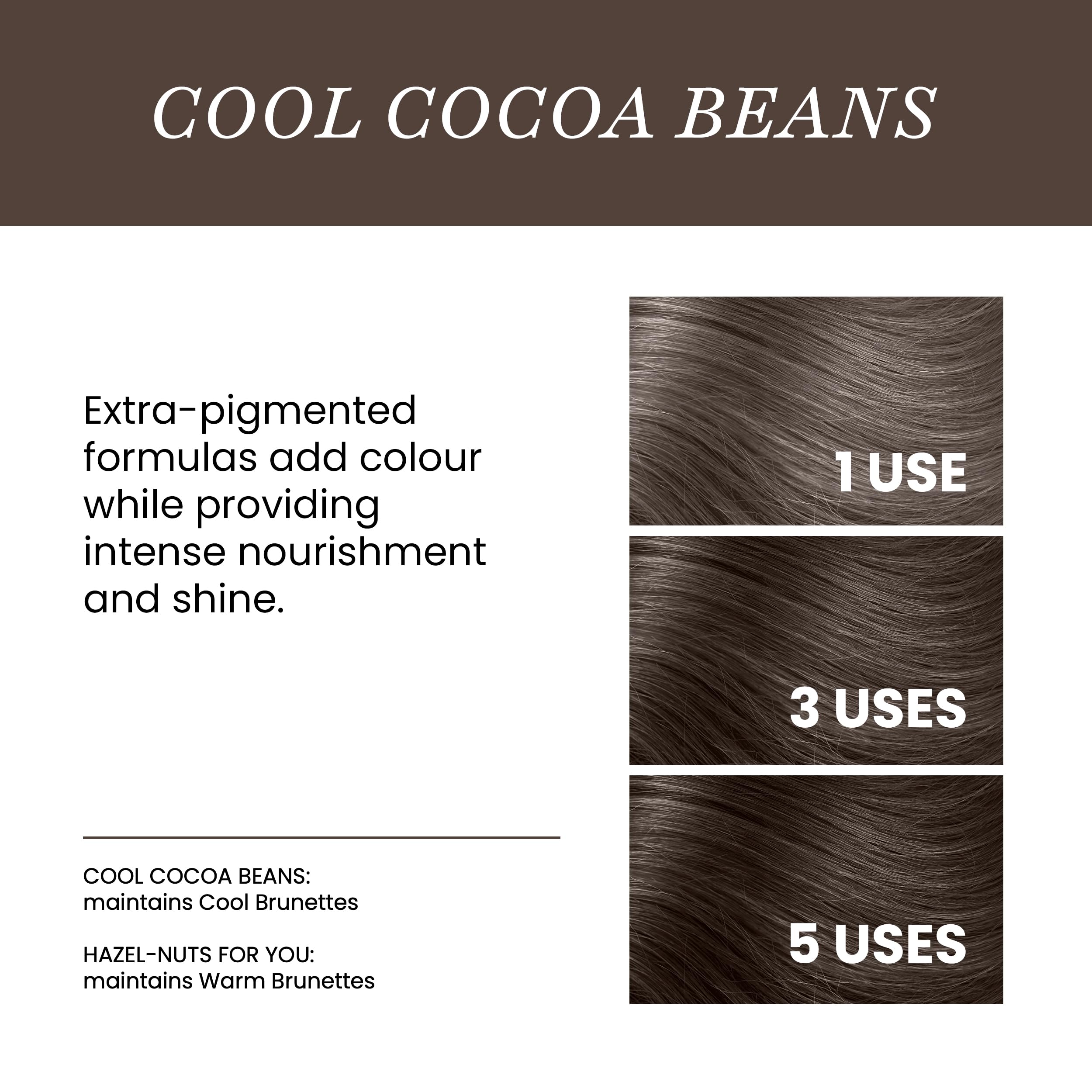 ALOXXI InstaBoost Color Mask color deposit deepens rich brown shade