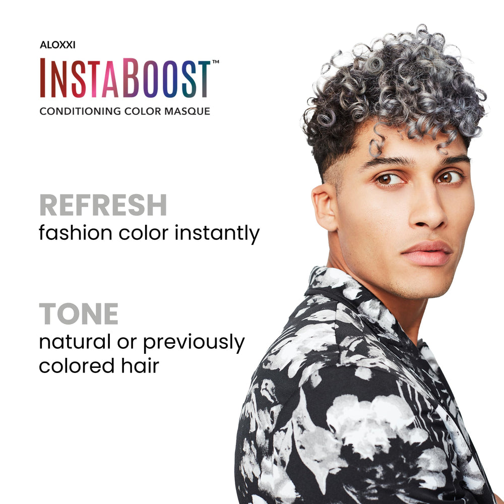 ALOXXI InstaBoost Gloss Boss hair with glossy shine