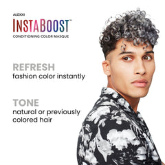 ALOXXI InstaBoost Gloss Boss hair with glossy shine
