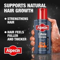 Alpecin After Shampoo Liquid bottle highlighting energizing scalp refresh