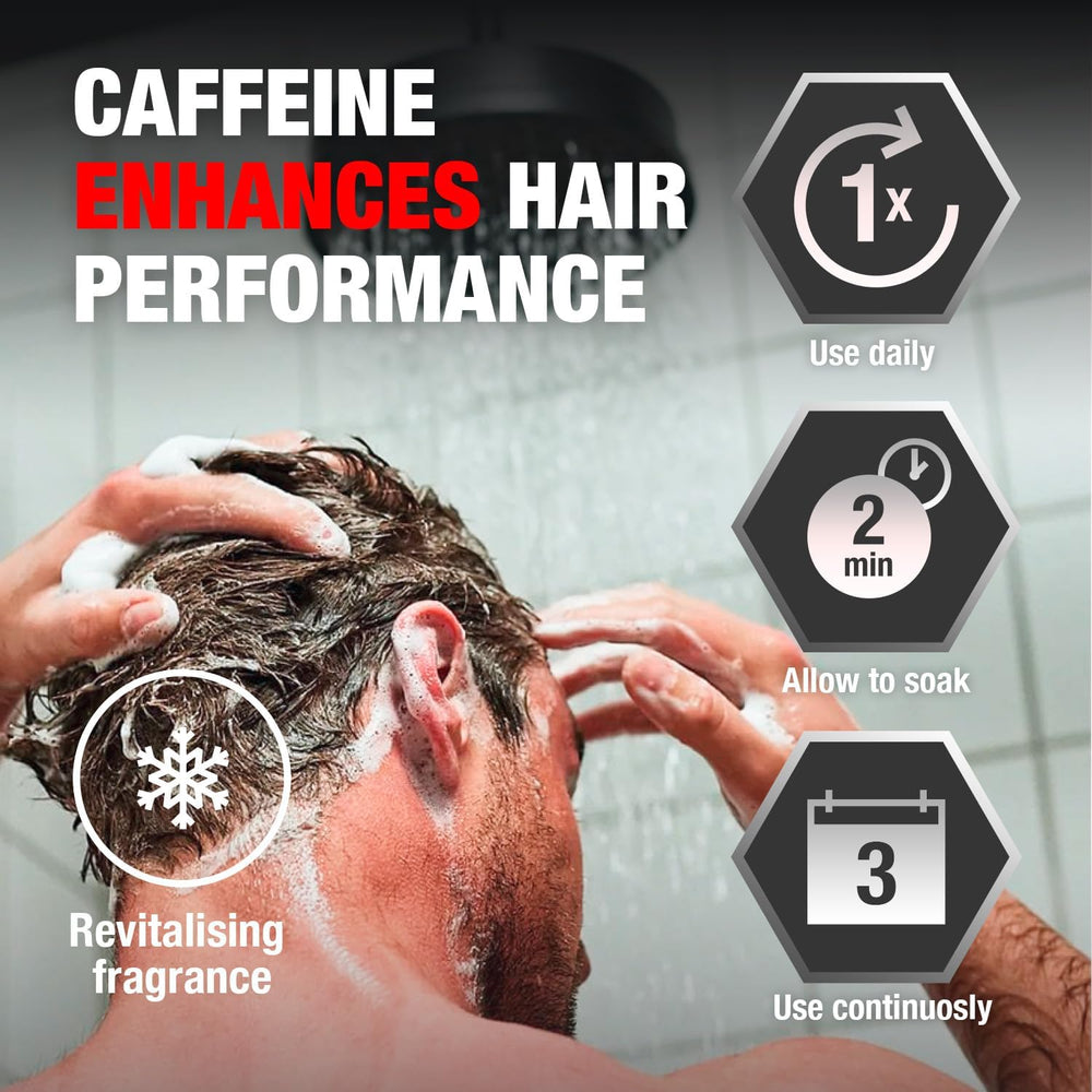 Close-up of After Shampoo Liquid applying to scalp for energizing effect