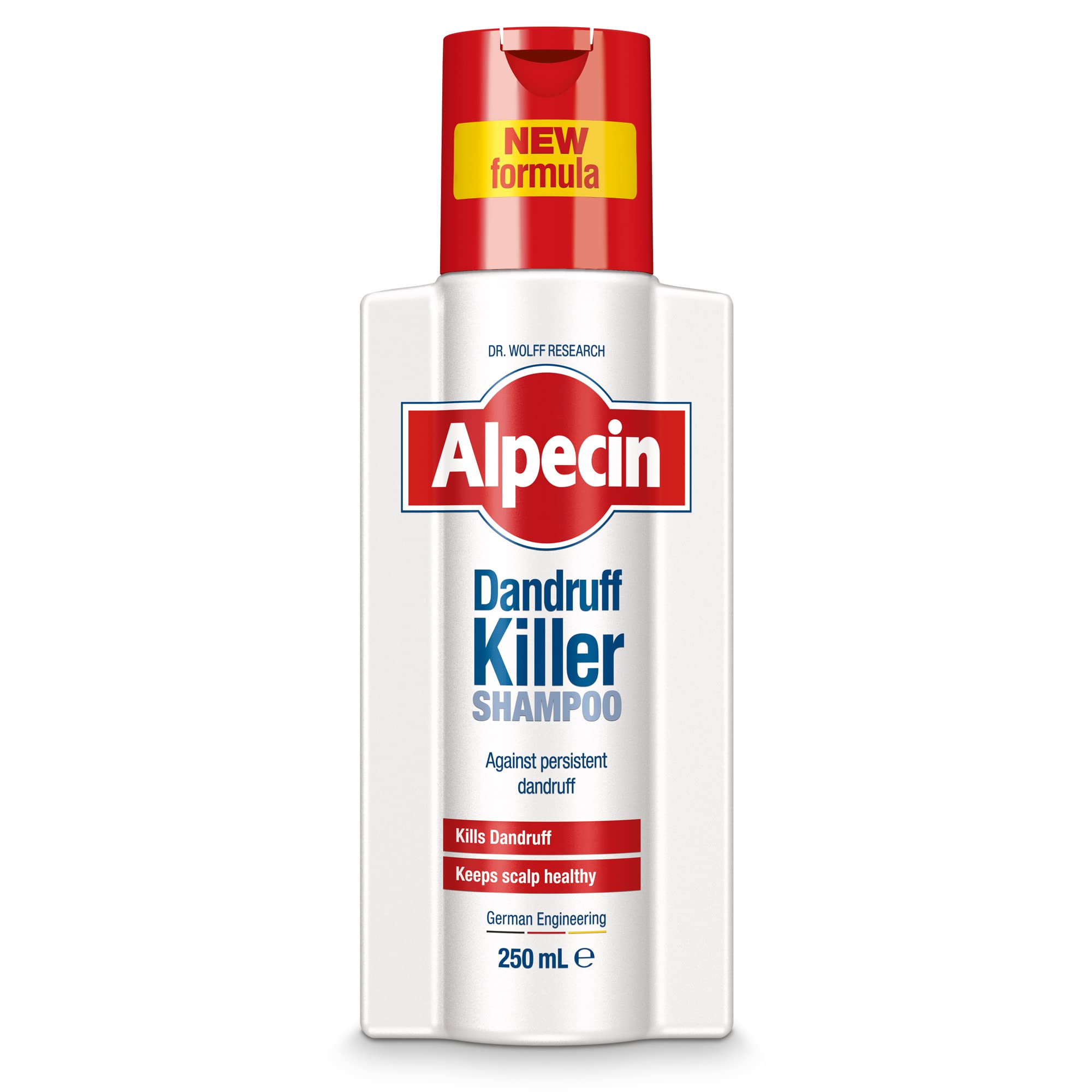 Alpecin Dandruff Killer shampoo bottle for daily scalp care and dandruff control
