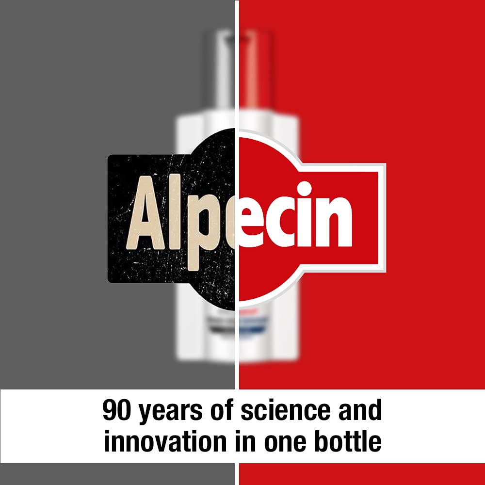 Alpecin Dandruff Killer shampoo packaging and brand presence for trust