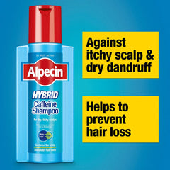 Alpecin Hybrid shampoo lather image designed for gentle cleansing on sensitive scalps