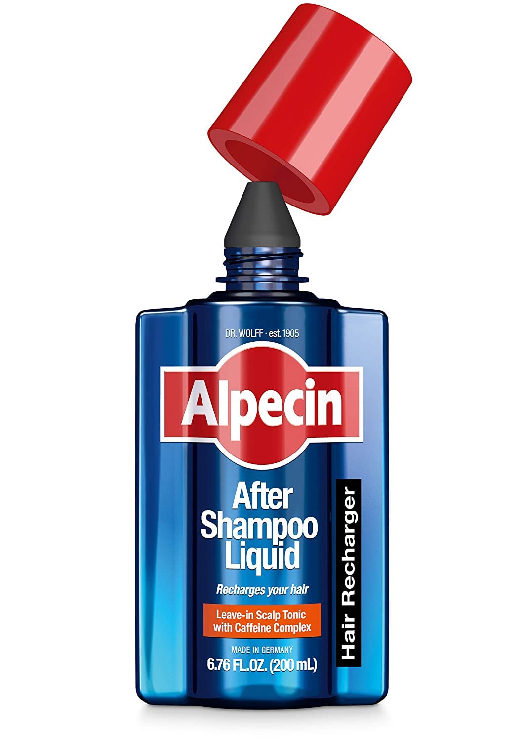 Alpecin thinning hair solution visual hints at fuller-looking hair
