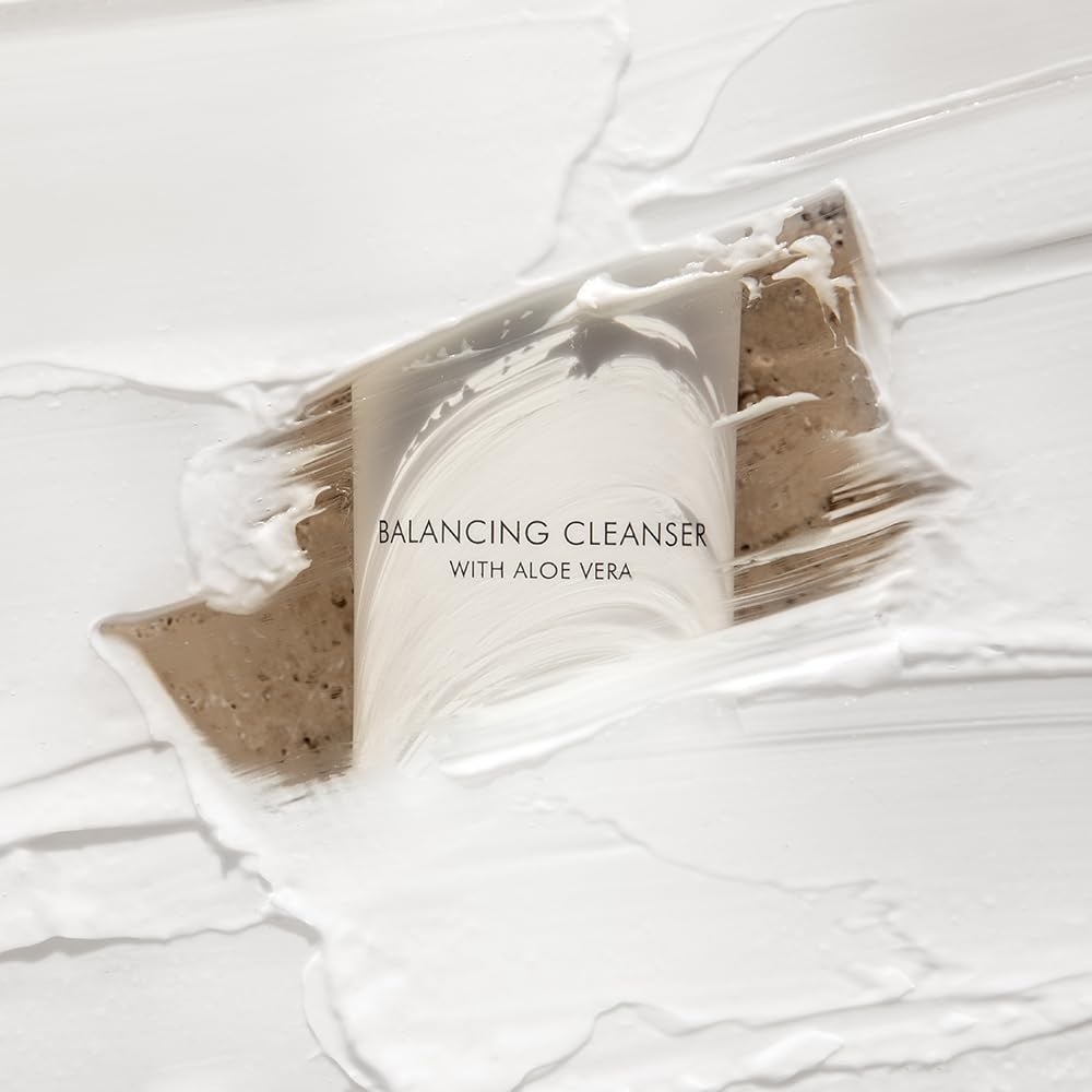 Alpha-H Balancing Cleanser dispense shot demonstrates easy application and control