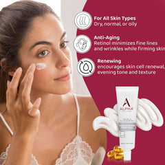 Alpha Skin Care Enhanced Wrinkle Repair Cream packaging front with clean design